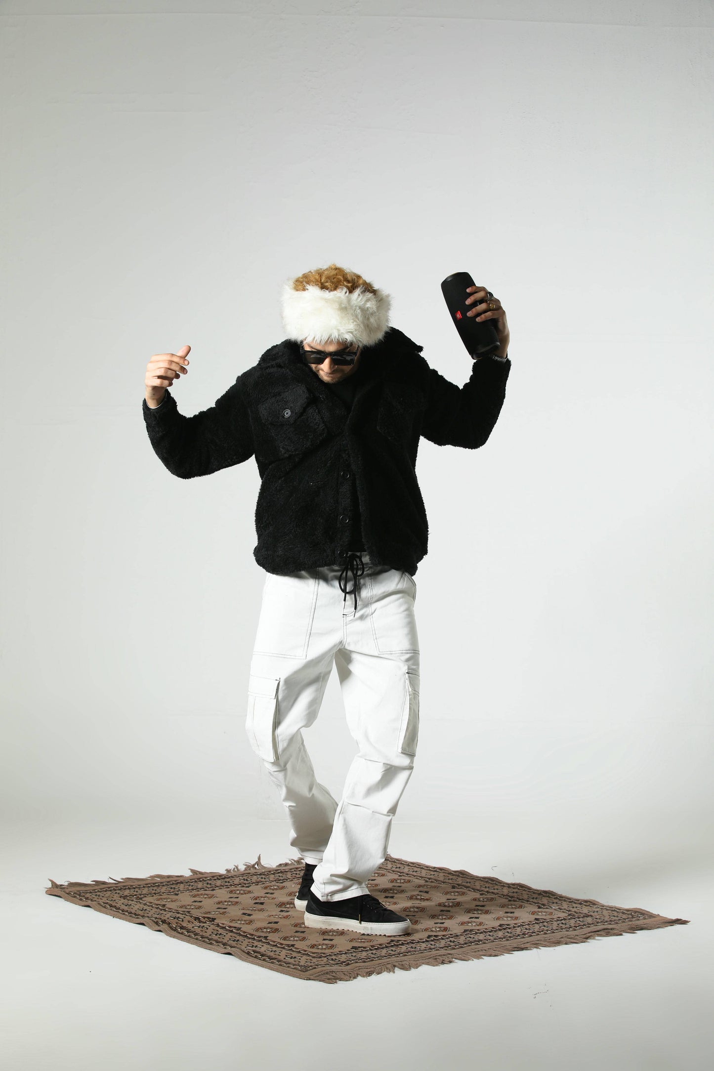 DEPTH SHERPA FUR JACKET (BLACK)