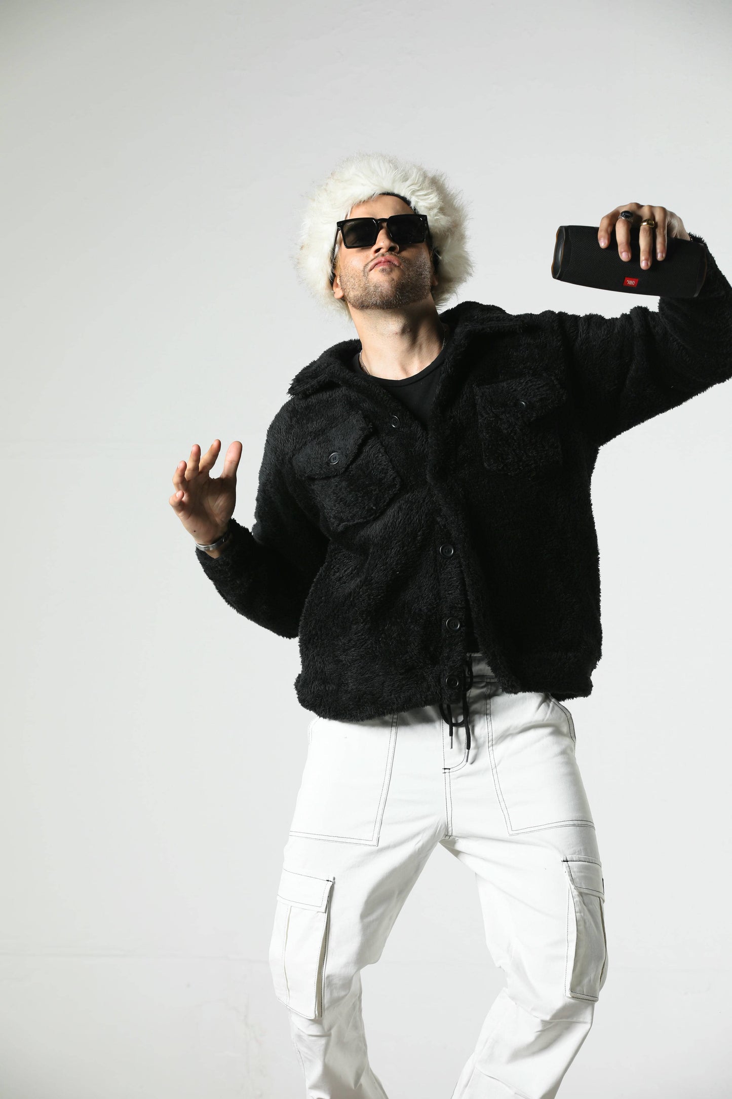 DEPTH SHERPA FUR JACKET (BLACK)
