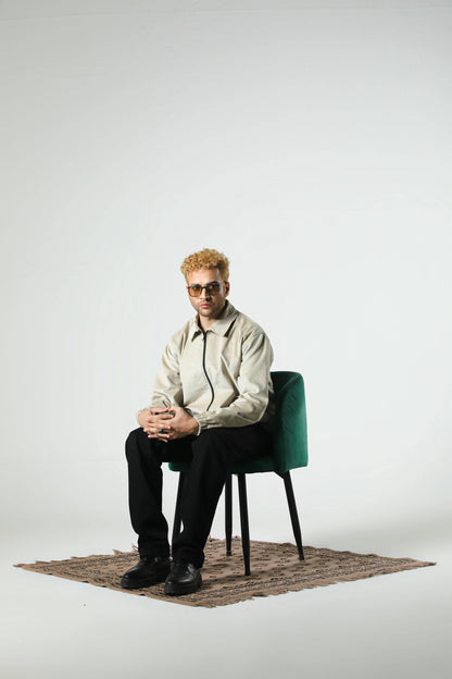 RULER CORDUROY JACKET (CREAM)
