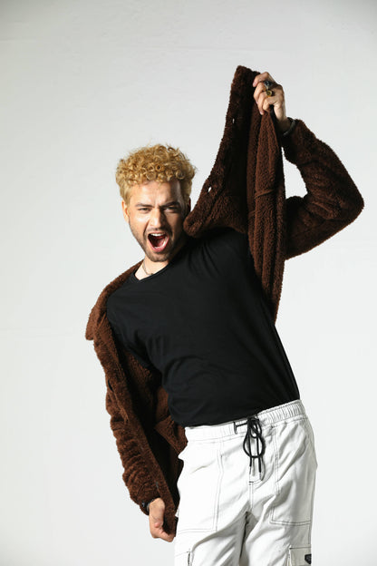 DEPTH SHERPA FUR JACKET (RUST)