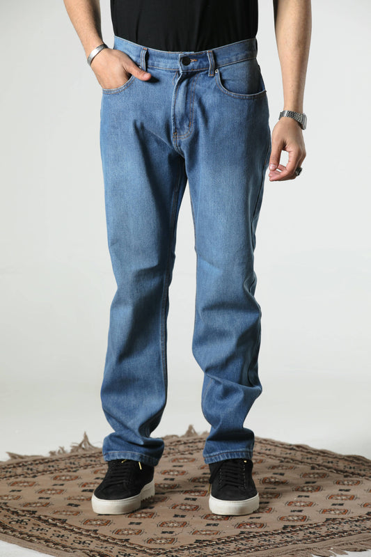 DENIM JEANS (REGULAR-BLUE)